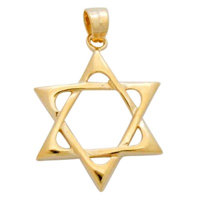  Classic Gold Filled Star of David Pendant